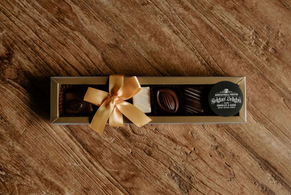 Belgian Delights - Gift Box - 6 Pc Assortment - 80g