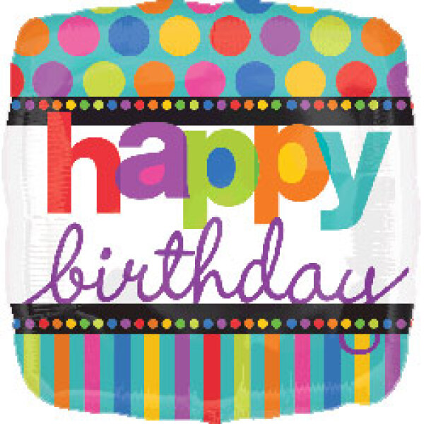 Happy Birthday Foil